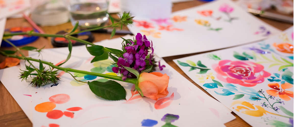 watercolour workshop iampoppy designs