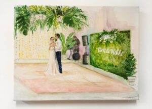 nikki and tom live painting