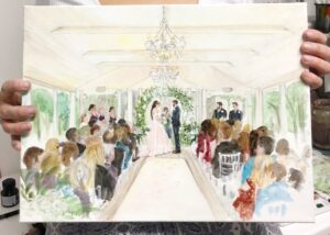 live painting Gabbinbar Homestead