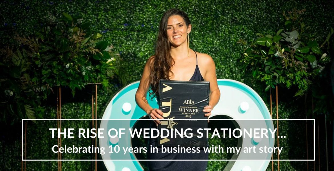 The rise of wedding stationery...