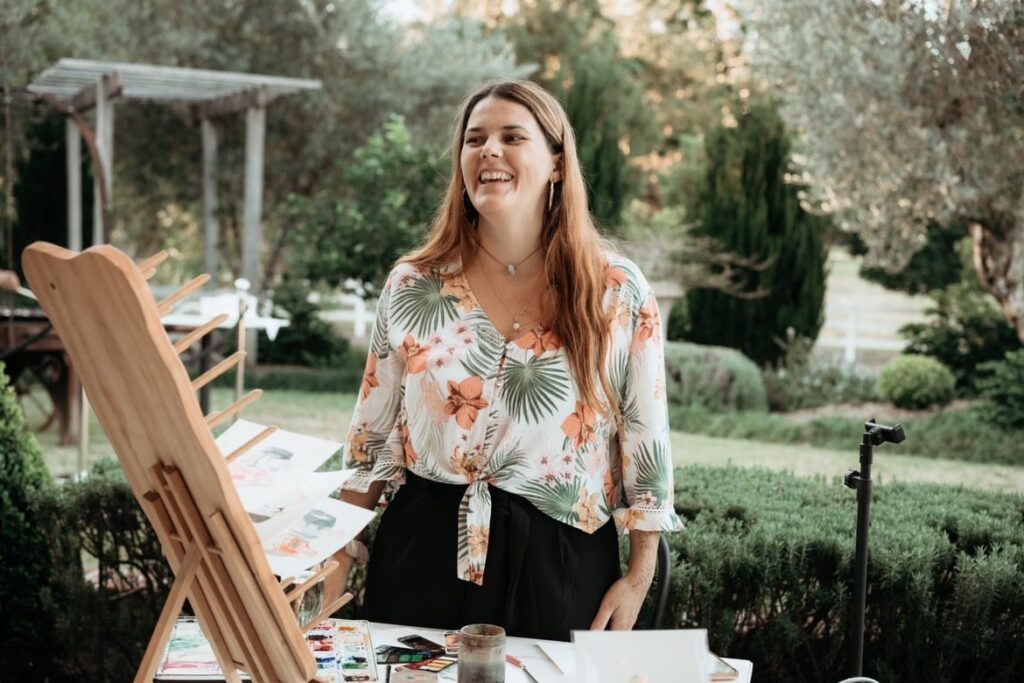 Live guest portrait artist