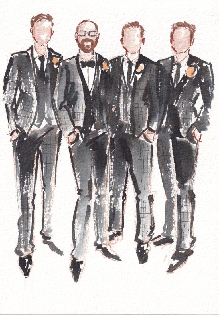 live guest portraits - gold coast